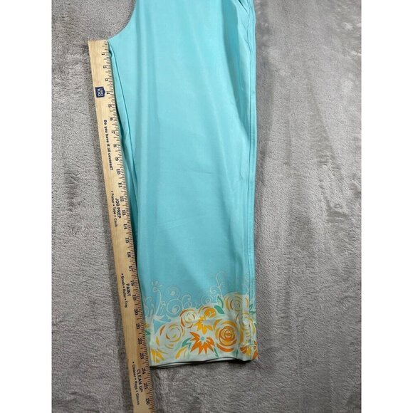 Nike Golf Dri-Fit Women's Floral Accent Cropped Pants Size 10 - Picture 16 of 16